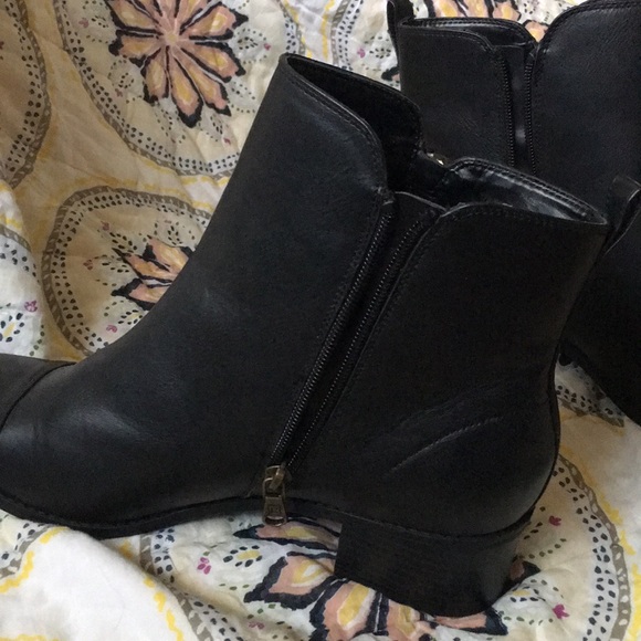 Chaps page zippered boots 11b black - Picture 2 of 6